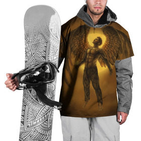Накидка на куртку 3D с принтом Deus Ex: Human Revolution в Тюмени, 100% полиэстер |  | action | rpg | ангел | бог | детройт | из | киберпанк | революция | стелс | человечества | экшен
