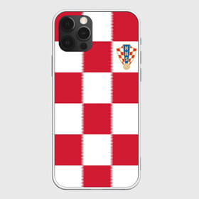 Чехол для iPhone 12 Pro Max с принтом Форма Хорватии в Тюмени, Силикон |  | Тематика изображения на принте: football | sport | команды чм | сборная хорватии | сборные по футболу | сборные чм | футбол | хорватия | чемпионат мира