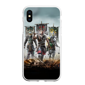 Чехол для iPhone XS Max матовый с принтом For Honor в Тюмени, Силикон | Область печати: задняя сторона чехла, без боковых панелей | hack | slash | викинги | за честь | история | меч | оружие | рыцарь | самурай | топор | файтинг