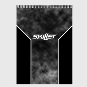 Скетчбук с принтом Skillet в Тюмени, 100% бумага
 | 48 листов, плотность листов — 100 г/м2, плотность картонной обложки — 250 г/м2. Листы скреплены сверху удобной пружинной спиралью | skilet | skillet | альтернативный | гранж | группа | джен леджер | джон купер | индастриал | кори купер | метал | ню | пост | рок | сет моррисон | симфоник | скилет | хард | христианский