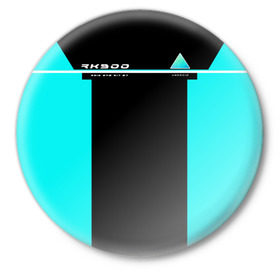 Значок с принтом Detroit RK900 в Тюмени,  металл | круглая форма, металлическая застежка в виде булавки | 2038 | connor | dbh | detroit | gamer | kara | андроид | девиант | детройт | кара | квест | коннор | маркус