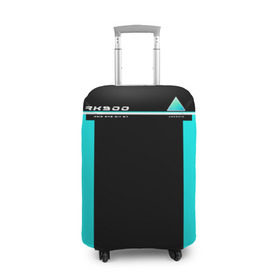 Чехол для чемодана 3D с принтом Detroit RK900 в Тюмени, 86% полиэфир, 14% спандекс | двустороннее нанесение принта, прорези для ручек и колес | 2038 | connor | dbh | detroit | gamer | kara | андроид | девиант | детройт | кара | квест | коннор | маркус