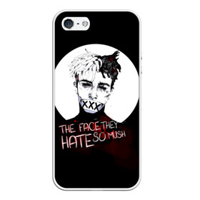 Чехол для iPhone 5/5S матовый с принтом THE faceTheY HATE so much в Тюмени, Силикон | Область печати: задняя сторона чехла, без боковых панелей | xxxtentation