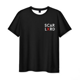 Мужская футболка 3D с принтом scarlxrd в Тюмени, 100% полиэфир | прямой крой, круглый вырез горловины, длина до линии бедер | scarlxrd | мариус