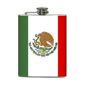 Фляга с принтом Мексика Чемпионат Мира в Тюмени, металлический корпус | емкость 0,22 л, размер 125 х 94 мм. Виниловая наклейка запечатывается полностью | mexico | бразилия | мексика | сборная мексики | футбол | чемпионат мира