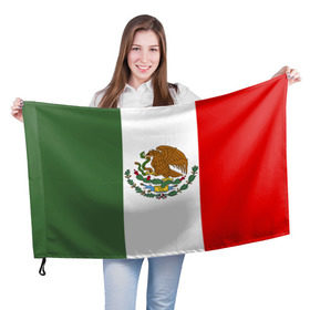 Флаг 3D с принтом Мексика Чемпионат Мира в Тюмени, 100% полиэстер | плотность ткани — 95 г/м2, размер — 67 х 109 см. Принт наносится с одной стороны | mexico | бразилия | мексика | сборная мексики | футбол | чемпионат мира