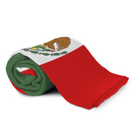 Плед 3D с принтом Мексика Чемпионат Мира в Тюмени, 100% полиэстер | закругленные углы, все края обработаны. Ткань не мнется и не растягивается | mexico | бразилия | мексика | сборная мексики | футбол | чемпионат мира