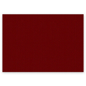 Поздравительная открытка с принтом Красная змея в Тюмени, 100% бумага | плотность бумаги 280 г/м2, матовая, на обратной стороне линовка и место для марки
 | Тематика изображения на принте: змеиная кожа | змея | кожа | кожа змеи | красная кожа | красный | красный дракон | текстура змеи