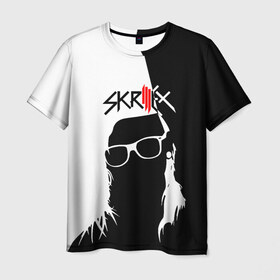 Мужская футболка 3D с принтом Skrillex в Тюмени, 100% полиэфир | прямой крой, круглый вырез горловины, длина до линии бедер | john | moore | skrilex | skrillex | sonny | twipz | бростеп | джон | диджей | композитор | музыкант | мур | продюсер | скрайлекс | скрайллекс | скрилекс | скриллекс | сонни | хаус | электро