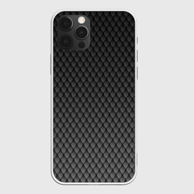 Чехол для iPhone 12 Pro с принтом Чешуя дракона в Тюмени, силикон | область печати: задняя сторона чехла, без боковых панелей | змеиная кожа | змея | черный