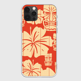 Чехол для iPhone 12 Pro Max с принтом Гавайские маски в Тюмени, Силикон |  | идол | паттерн | цветы