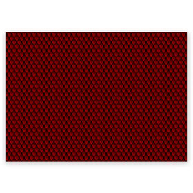 Поздравительная открытка с принтом Красный дракон в Тюмени, 100% бумага | плотность бумаги 280 г/м2, матовая, на обратной стороне линовка и место для марки
 | Тематика изображения на принте: смапавпав