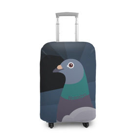Чехол для чемодана 3D с принтом Голубь Наташа в Тюмени, 86% полиэфир, 14% спандекс | двустороннее нанесение принта, прорези для ручек и колес | natasha | голубь наташа | мемы