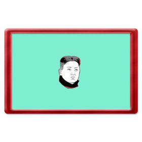 Магнит 45*70 с принтом Ким чен ын в Тюмени, Пластик | Размер: 78*52 мм; Размер печати: 70*45 | Тематика изображения на принте: 