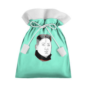 Подарочный 3D мешок с принтом Ким чен ын в Тюмени, 100% полиэстер | Размер: 29*39 см | 