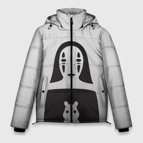 Мужская зимняя куртка 3D с принтом Унесенные призраками в Тюмени, верх — 100% полиэстер; подкладка — 100% полиэстер; утеплитель — 100% полиэстер | длина ниже бедра, свободный силуэт Оверсайз. Есть воротник-стойка, отстегивающийся капюшон и ветрозащитная планка. 

Боковые карманы с листочкой на кнопках и внутренний карман на молнии. | spirited away | миядзаки | хаяо