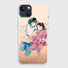 Чехол для iPhone 13 с принтом Тихиро и Хаку в Тюмени,  |  | spirited away | миядзаки | хаяо