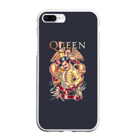 Чехол для iPhone 7Plus/8 Plus матовый с принтом Queen в Тюмени, Силикон | Область печати: задняя сторона чехла, без боковых панелей | paul rodgers | queen | quen | брайан мэй | глэм | группа | джон дикон | квин | королева | куин | меркури | меркьюри | мэркури | поп | роджер тейлор | рок | фредди | фреди | хард | хардрок