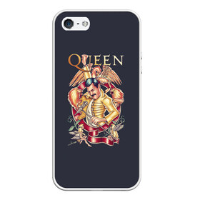 Чехол для iPhone 5/5S матовый с принтом Queen в Тюмени, Силикон | Область печати: задняя сторона чехла, без боковых панелей | Тематика изображения на принте: paul rodgers | queen | quen | брайан мэй | глэм | группа | джон дикон | квин | королева | куин | меркури | меркьюри | мэркури | поп | роджер тейлор | рок | фредди | фреди | хард | хардрок