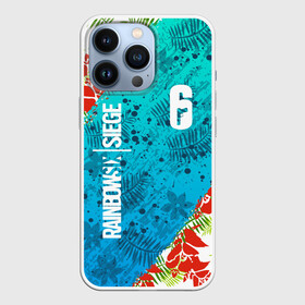 Чехол для iPhone 13 Pro с принтом R6S SUNSPLASH PREMIUM PACK   RAINBOW SIX SIEGE SUMMER | ТРОПИКИ в Тюмени,  |  | caveira | dokkaebi | ela | mute | outbreak | r6s | rainbow | rainbow six siege | sunsplash premium pack | tom clancys | радуга 6 осада | том клэнси