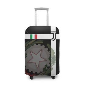 Чехол для чемодана 3D с принтом Juventus - форма в Тюмени, 86% полиэфир, 14% спандекс | двустороннее нанесение принта, прорези для ручек и колес | cr7 | geometry | juve | juventus | ronaldo | texture | геометрия | герб италии | звезда | роналдо | текстура | флаг италии | ювентус