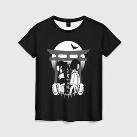 Женская футболка 3D с принтом Унесённые призраками в Тюмени, 100% полиэфир ( синтетическое хлопкоподобное полотно) | прямой крой, круглый вырез горловины, длина до линии бедер | Тематика изображения на принте: spirited away | миядзаки | хаяо