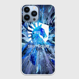 Чехол для iPhone 13 Pro Max с принтом TEAM LIQUID E SPORT в Тюмени,  |  | 2019 | blue | cybersport | esport | liquid | logo | pro league | team | team liquid | киберспорт | логотип | тим ликвид | фирменные цвета