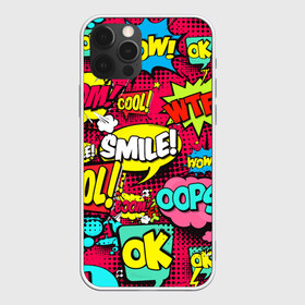 Чехол для iPhone 12 Pro Max с принтом Стиль pop-art в Тюмени, Силикон |  | pop art | style | безумство | комикс | лейблы | микс | поп арт | яркие | яркое | яркости