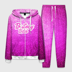 Мужской костюм 3D с принтом Britney Bitch _pink в Тюмени, 100% полиэстер | Манжеты и пояс оформлены тканевой резинкой, двухслойный капюшон со шнурком для регулировки, карманы спереди | baby one more time | britney spears | oops | бритни спирс
