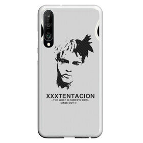 Чехол для Honor P30 с принтом XXXTENTACION в Тюмени, Силикон | Область печати: задняя сторона чехла, без боковых панелей | bad | dead | death | geometry | rap | revenge | rip | texture | usa | xxxtentacion | геометрия | джасей дуэйн онфрой | зарубежный реп | исполнитель | карбон | музыкант | ревендж | реп | рэп | рэпер | текстура