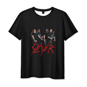 Мужская футболка 3D с принтом Slayer в Тюмени, 100% полиэфир | прямой крой, круглый вырез горловины, длина до линии бедер | slayer | гэри холт | керри кинг | музыка | пол бостаф | рок группа | слаер | слайер | слеар | слеер | слейр | слеяр | том арайа | хеви