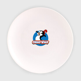 Тарелка 3D с принтом Чилли Вилли в Тюмени, фарфор | диаметр - 210 мм
диаметр для нанесения принта - 120 мм | chili vili | chilli willi | chilly willy | пингвин | пингвиненок | чили вили | чилли вилли