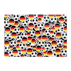 Магнитный плакат 3Х2 с принтом Футбольный Поп арт Германия в Тюмени, Полимерный материал с магнитным слоем | 6 деталей размером 9*9 см | 