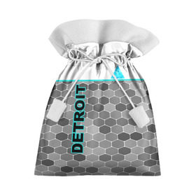 Подарочный 3D мешок с принтом Detroit: Become Human в Тюмени, 100% полиэстер | Размер: 29*39 см | Тематика изображения на принте: 