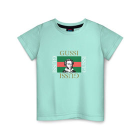 Детская футболка хлопок с принтом Пушкин в Тюмени, 100% хлопок | круглый вырез горловины, полуприлегающий силуэт, длина до линии бедер | Тематика изображения на принте: 