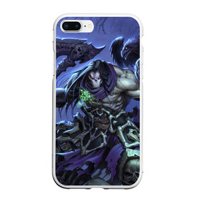 Чехол для iPhone 7Plus/8 Plus матовый с принтом Darksiders II Death Lives в Тюмени, Силикон | Область печати: задняя сторона чехла, без боковых панелей | ад | апокалипсис | война | тьма