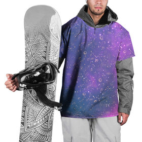 Накидка на куртку 3D с принтом Звездное небо в Тюмени, 100% полиэстер |  | 