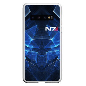 Чехол для Samsung Galaxy S10 с принтом MASS EFFECT N7 в Тюмени, Силикон | Область печати: задняя сторона чехла, без боковых панелей | Тематика изображения на принте: n7 | альянс | броня | костюм | масс эффект | н7