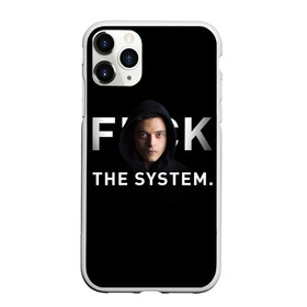 Чехол для iPhone 11 Pro Max матовый с принтом F*ck The System Mr Robot в Тюмени, Силикон |  | society | system | систему