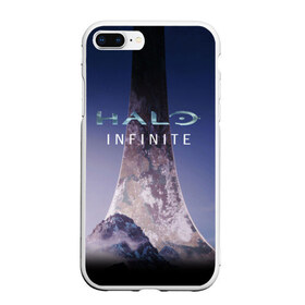 Чехол для iPhone 7Plus/8 Plus матовый с принтом HALO INFINITE в Тюмени, Силикон | Область печати: задняя сторона чехла, без боковых панелей | master chief | инфинит | мастер чиф | хало