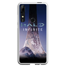 Чехол для Honor P Smart Z с принтом HALO INFINITE в Тюмени, Силикон | Область печати: задняя сторона чехла, без боковых панелей | Тематика изображения на принте: master chief | инфинит | мастер чиф | хало