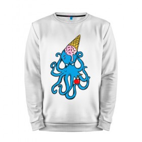 Мужской свитшот хлопок с принтом Mark Blink 182 в Тюмени, 100% хлопок |  | Тематика изображения на принте: mark hoppus | octopus | марк хоппус | осьминог