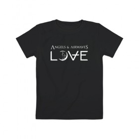 Детская футболка хлопок с принтом Love AVA в Тюмени, 100% хлопок | круглый вырез горловины, полуприлегающий силуэт, длина до линии бедер | angels and airwaves | ava | love | tom delonge | том делонг