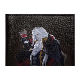 Обложка для студенческого билета с принтом Alucard (Castlevania) в Тюмени, натуральная кожа | Размер: 11*8 см; Печать на всей внешней стороне | Тематика изображения на принте: вампир | душа | манга | серебряная