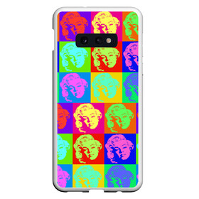 Чехол для Samsung S10E с принтом pop-art Marilyn Monroe в Тюмени, Силикон | Область печати: задняя сторона чехла, без боковых панелей | marilyn monroe | pop art | мэрилин монро | поп арт