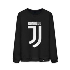 Мужской свитшот хлопок с принтом RONALDO JUVE SPORT в Тюмени, 100% хлопок |  | cr7 | fc | клуб | криштиану роналду | роналдо | фк | ювентус