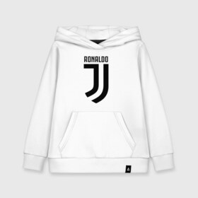 Детская толстовка хлопок с принтом RONALDO JUVE SPORT в Тюмени, 100% хлопок | Круглый горловой вырез, эластичные манжеты, пояс, капюшен | cr7 | fc | клуб | криштиану роналду | роналдо | фк | ювентус