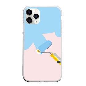 Чехол для iPhone 11 Pro матовый с принтом Больше красок в Тюмени, Силикон |  | валик | дизайнер | краска | краски | креатив | креативный дизайн | маляр | прикол | пятно | розовый | сочный | тренд | цвет | яркость
