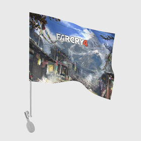 Флаг для автомобиля с принтом Far Cry 4 в Тюмени, 100% полиэстер | Размер: 30*21 см | action | far cry 4 | армия | гималаи | гирокоптер | мин | мир | открытый | франшиза | ховеркрафт | шутер