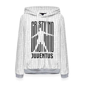 Женская толстовка 3D с принтом RONALDO JUVE SPORT в Тюмени, 100% полиэстер  | двухслойный капюшон со шнурком для регулировки, мягкие манжеты на рукавах и по низу толстовки, спереди карман-кенгуру с мягким внутренним слоем. | club | cr7 | fc | football | ronaldo | sport | криштиану роналду | роналдо | спорт | фк | форма | футбольный клуб | ювентус